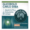 GLICEROLO ADULTI Carlo Erba - SOLUZIONE RETTALE - 6 contenitori monouso da 6,75 gr.
