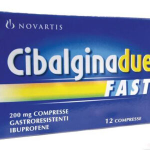 CIBALGINA DUE FAST 12CPR 200MG