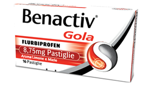 BENACTIV GOLA GUSTO LIMONE E MIELE - 16 pastiglie