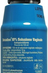BETADINE SOLUZIONE VAGINALE 125ML 10