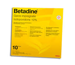 BETADINE 10 GARZE IMPREGNATE 10X10