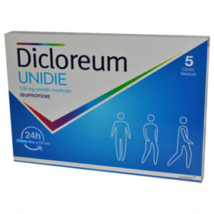 DICLOREUM UNIDIE 5 CEROTTI MEDICATI CON IBUPROFENE - 24H