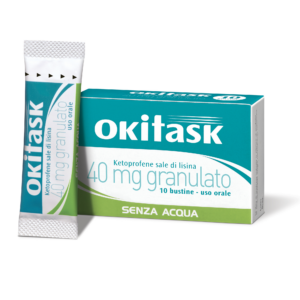 OKITASK OROSOLUBILE GRANULATO - 10 bustine da 40 mg.