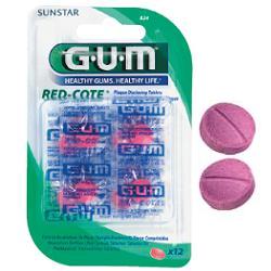 GUM RED-COTE - COMPRESSE RIVELATRICI DI PLACCA