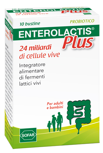 ENTEROLACTIS PLUS POLVERE - 10 bustine