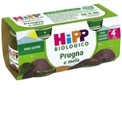 Hipp Bio Omogeneizzato Prugna Mela 2x80g