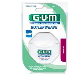 GUM BUTLERWEAVE - FILO INTERDENTALE NON CERATO - 54,8 m.