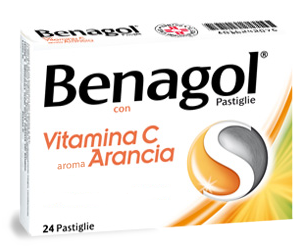 BENAGOL VIT C 24PAST ARANCIA