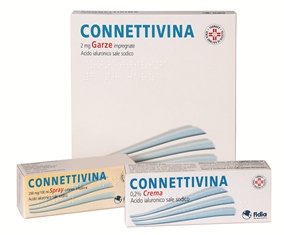 Connettivina 10 garze 2mg 10x10