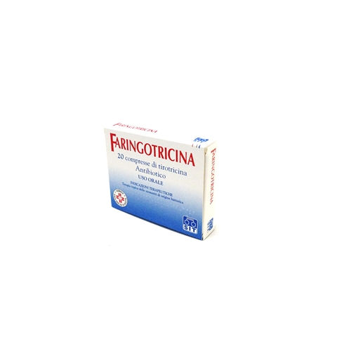 FARINGOTRICINA 20 Compresse ORO 2,5 MG