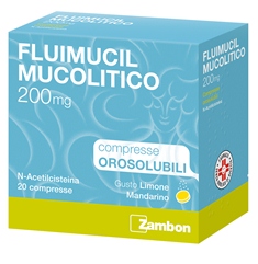 Fluimucil Mucolitico 200 mg 20 compresse