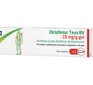 DICLOFENAC TEVA GEL 60G 20MG/G