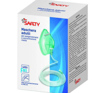 Maschera Ossigenoterapia con tubo