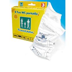 TRAVELJOHN DISPO URINALE 3PZ