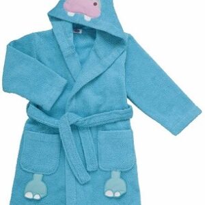 Accappatoio Ippopotamo Azzurro 24M