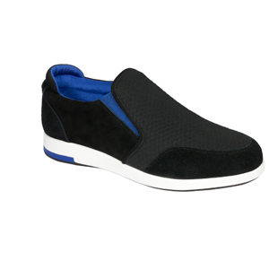 YORIA SLIP-ON TEXT+SUEWBLK36