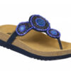 ZARINA CANVAS+BEADS W BLU 36