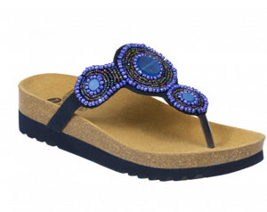 ZARINA CANVAS+BEADS W BLU 36
