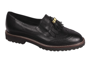 Savannah Tumb Leat Donna Nero 35